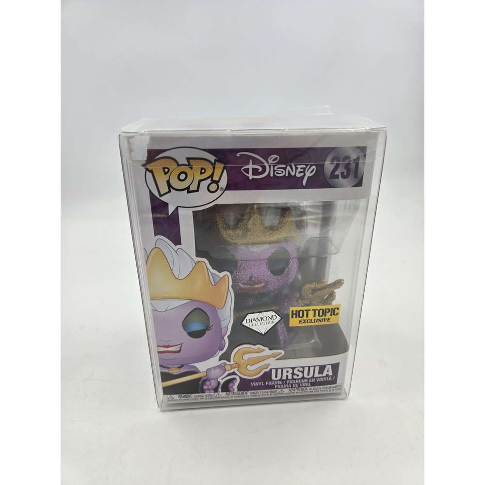 Disney The Little Mermaid Ursula Diamond Glitter Hot Topic Exclusive Funko Pop